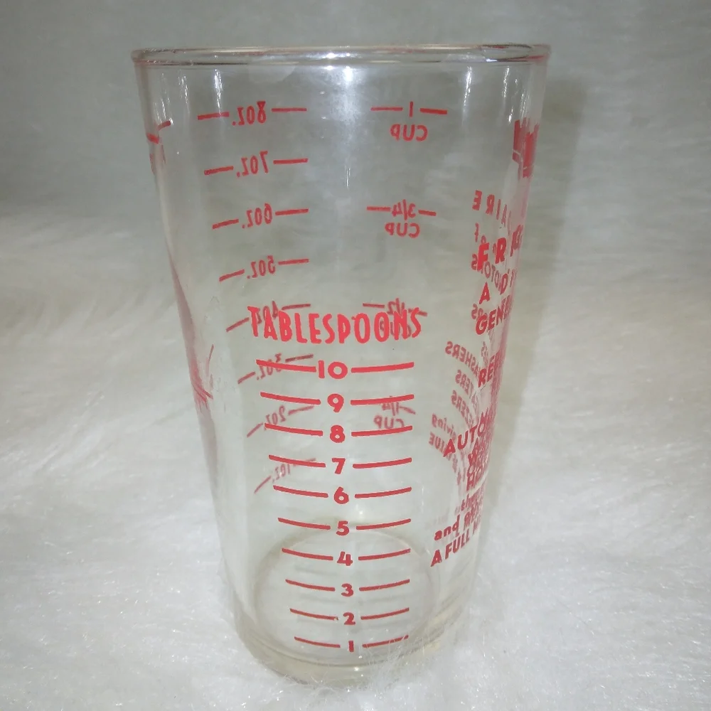 Frigidaire Vintage Measuring Glass